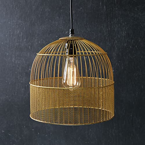 CTW Home Collection 930116 Bird Cage Pendant Light, 10.25-inch Diameter