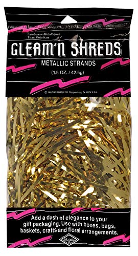 Beistle Gleam 'N Shreds Metallic Strands (gold) Party Accessory  (1 count) (1.5 Ozs/Pkg)