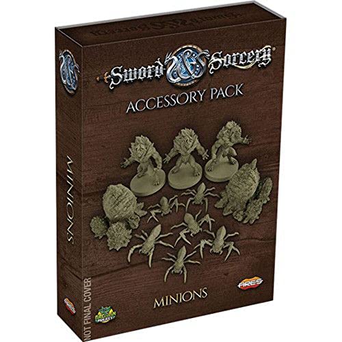 Ares Games Sword & Sorcery: Ancient Chronicles Miniatures ‚Äì Minions ‚Äì 20 Pieces 30MM Unpainted Designed for use with Sword & Sorcery TTRPG, RPG, Tabletop Game, (AREGRPR212)