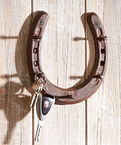 Giftcraft Horseshoe Design Wall Hook Cast Iron