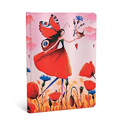 Paperblanks Poppy Field Midi Lined Journal (Mila Marquis Collection)