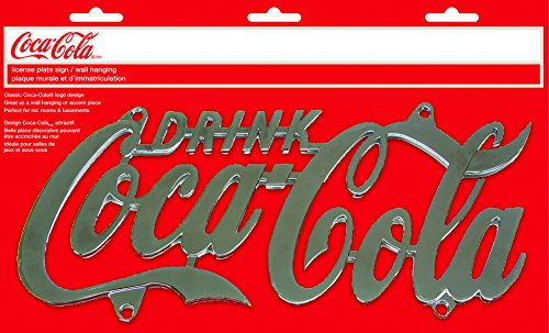 Tablecraft Drink Coca-Cola License Plate Or Wall Decor