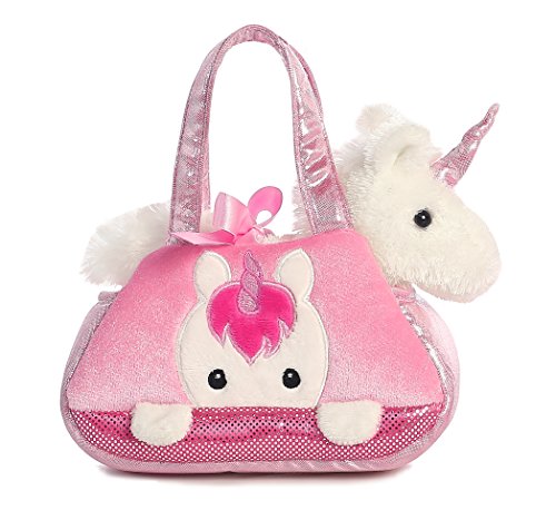 Aurora World Fancy Pals Pet Carrier, Peek-A-Boo Unicorn