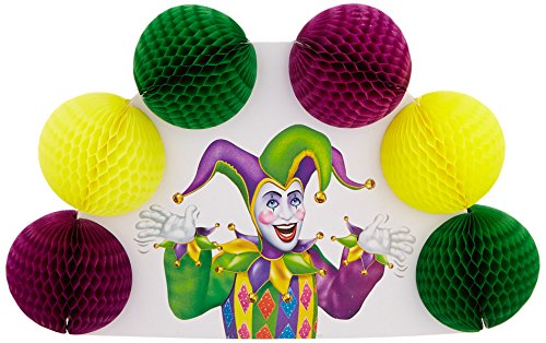 Beistle Mardi Gras Pop-Over Centerpiece Party Accessory (1 count) (1/Pkg)