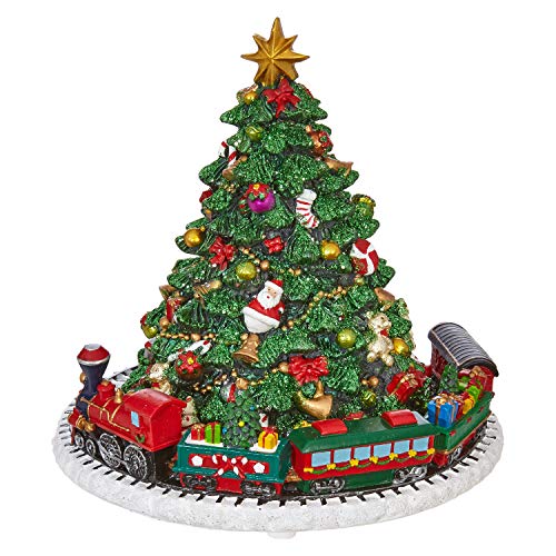 RAZ Imports Animated Musical Christmas Tree Holiday Home Decoration