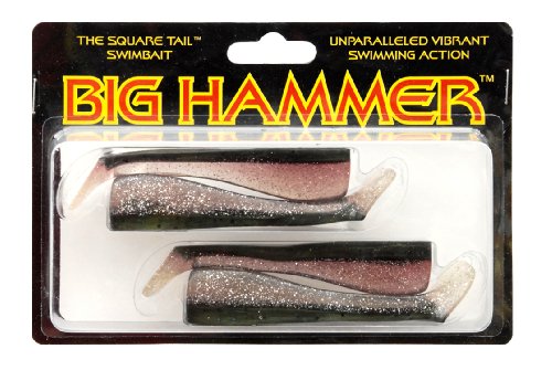 Big Hammer Lures Big Hammer Swimbait, Baitfish, 4-Inch