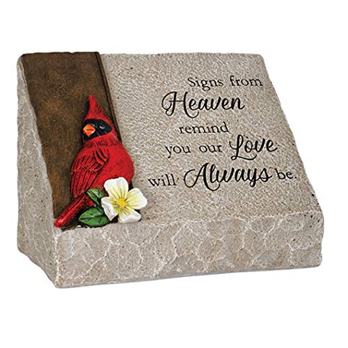 Carson 12714 Signs from Heaven Love Will Always Be, Cardinal Memorial Marker, Multi