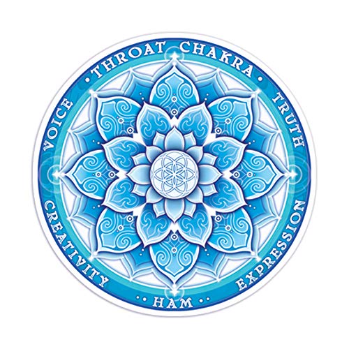 Quanta S64 Sticker Window Chakra Throat, 4.5-inch Diamater