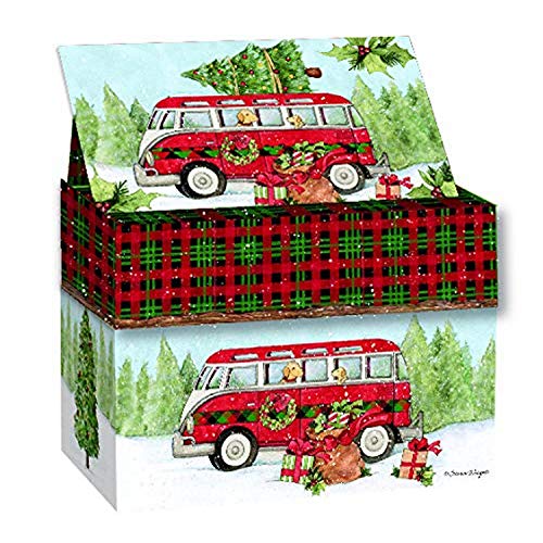 Lang Home for Christmas Recipe Card Box , medium, Multi