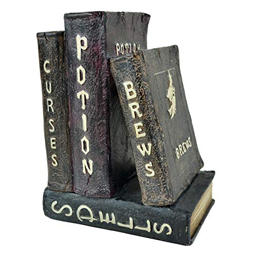 Midwest Design Imports Four Spell Books, 8", Rustic
