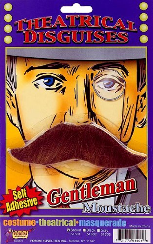 Forum Novelties 61501 Moustache - Gentleman&