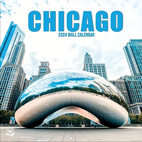 LANG Chicago 2024 12x12 Photo Wall Calendar