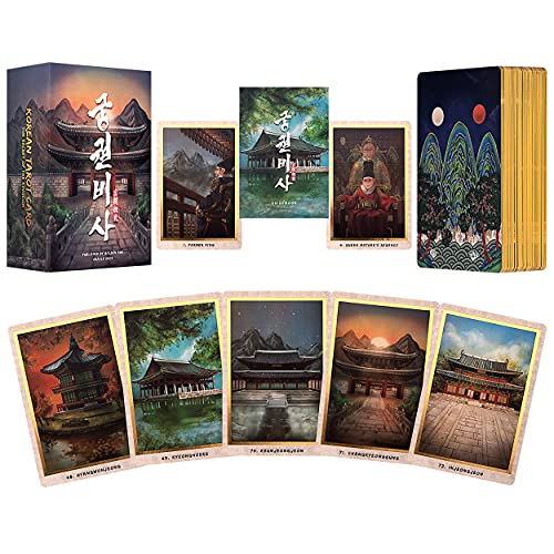 PRIME MUSE Korean Secret of The Kingdom Oracle Tarot Cards with Guidebook Set