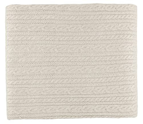 Bedford Cottage Spinnaker Mainsail Soft and Warm Knitted Throw Blanket, 60-inch Length, Living Room or Bedroom Accent