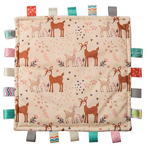 Mary Meyer Taggies Original Blanket, 12 x 12-Inches, Comfy Fawn