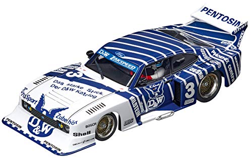 Carrera 27605 Ford Capri Zakspeed Turbo D&W #3 Evolution Analog Slot Car Racing Vehicle 1:32 Scale