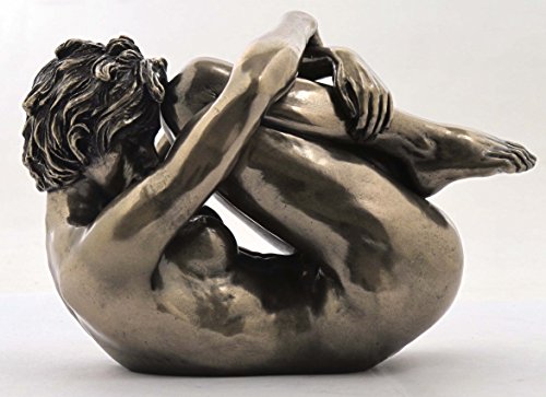 Unicorn Studio Nude Female Woman Statue Curled Up Holding Knees Erotic Art