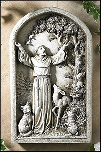 Creative Brands Saint St Francis Patron of Animals Peace Tree Figurine Patio Garden Home Statue