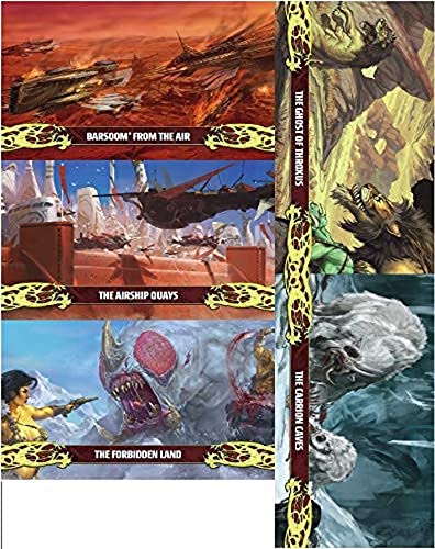 Modiphius OHN Carter of Mars - Landscape Art Location Deck (John Carter RPG Access.)