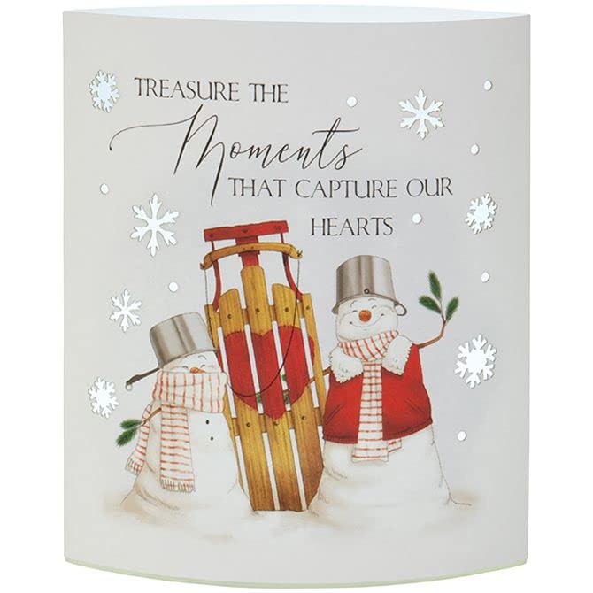 Carson Home Accents Treasure The Moments Paper Lantern, 6.5-inch Height