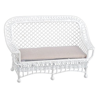 Aztec Imports Dollhouse Miniature Bar Harbor Settee