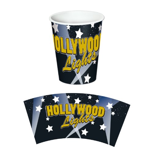 Beistle Hollywood Lights Beverage Cups (8/Pkg)