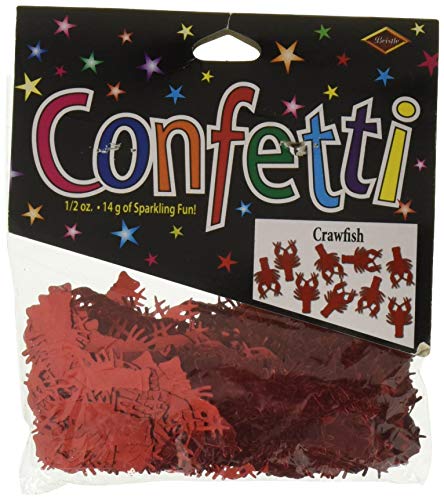 Beistle CN305 Crawfish Confetti, 1/2-Ounce
