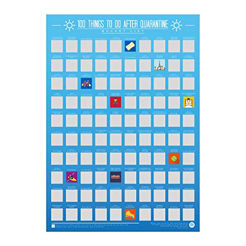 Gift Republic 100 Things To Do After Quarantine Bucket List Poster