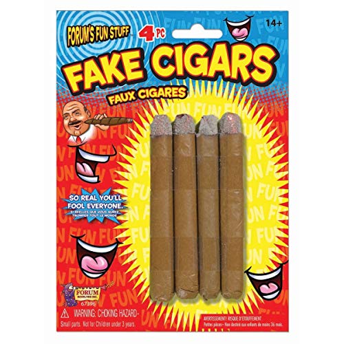 Forum Novelties Fake Cigar Prop - Pack of 4