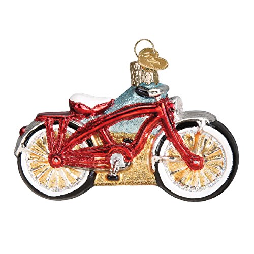 Old World Christmas 2020 Christmas Ornament Cruiser Bike Glass Blown Ornament for Christmas Tree