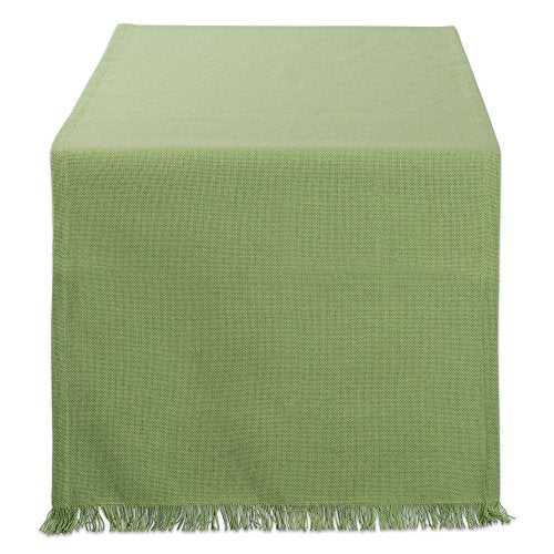 DII Design CAMZ10440 Table Runner, 14 x 72, Solid Green