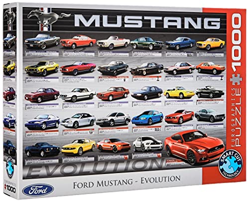 EuroGraphics Ford Mustang Evolution 50th Anniversary Puzzle (1000-Piece) (6000-0684)