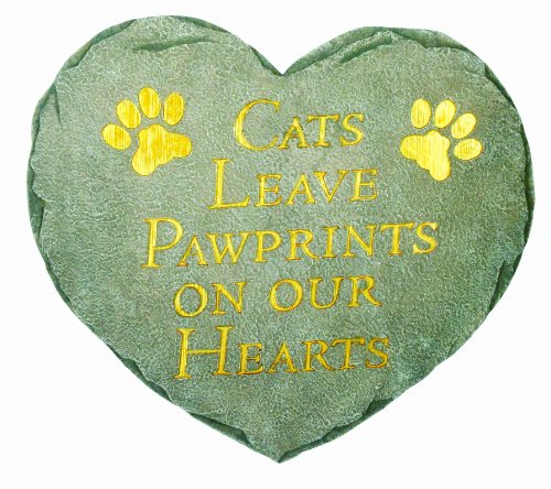 Spoontiques Cats Leave Pawprints Stepping Stone