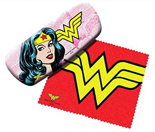 Spoontiques Wonder Woman Eyeglass Hard Case w/ Matching Lens Cloth