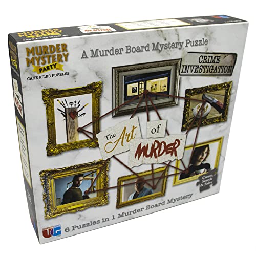 University Games BePuzzled (BEPUA) Case File Puzzle-The Art of Murder
