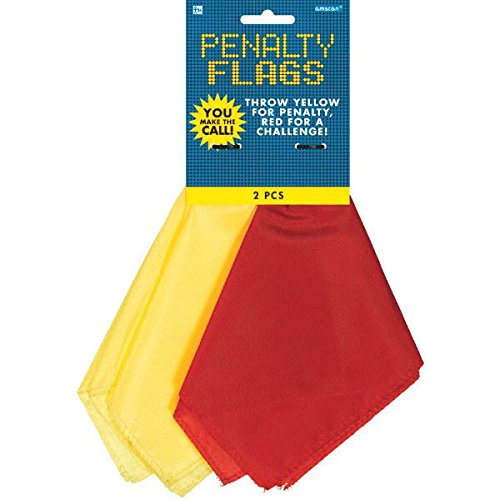 Amscan 275264 Penalty Flags, Party Decoration, 1 piece