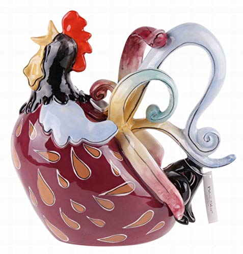 Blue Sky Clayworks Clayworkss Ceramic Teapot Tea Pot Diggory Basso Chicken Rooster