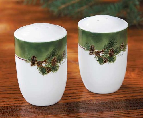 Wild Wings(WI) Pinecone Salt & Pepper Shakers by Persis Clayton Weirs