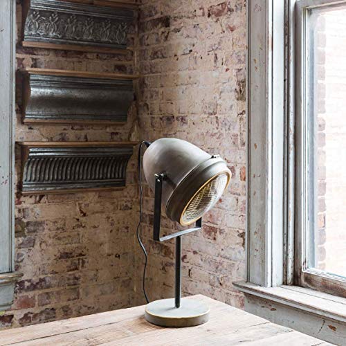 Park Hill Collection ELT81319 Short Headlight Lamp, 20-inch High, Metal