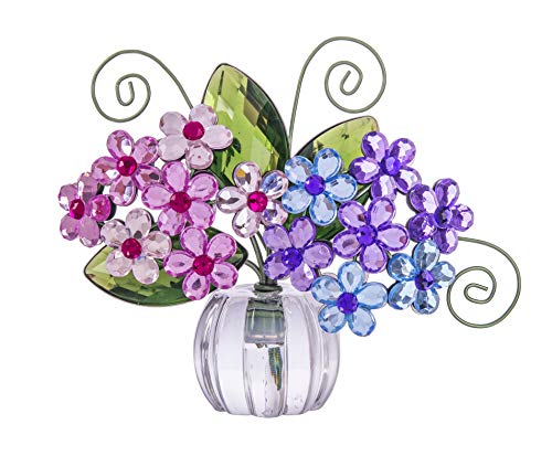 Ganz G Crystal Expressions Acrylic 3 inches Flower Hydrangea Posy Pot