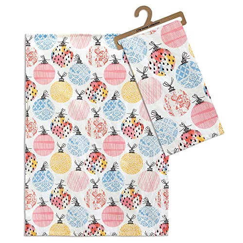 CTW Home Collection Multicolor Ornament Tea Towel, 20-Inch Width, 28-Inch Height