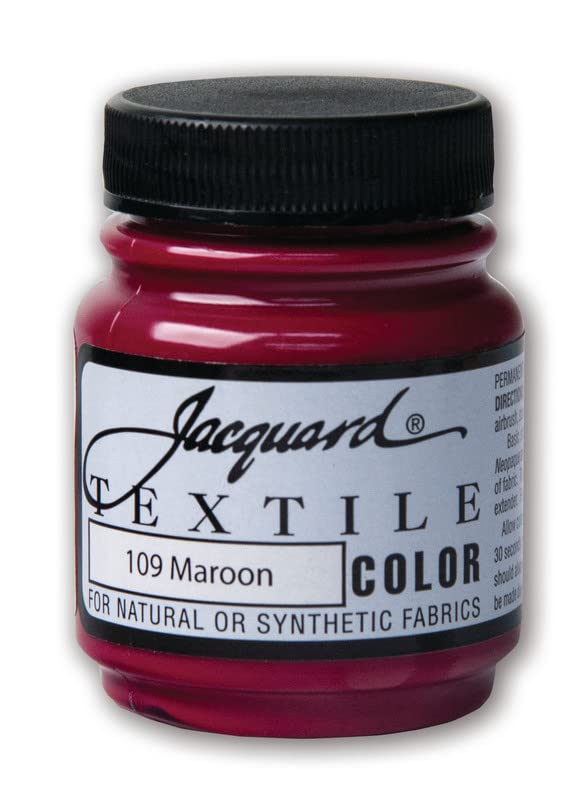 Jacquard Textile Paint 2.25 Oz Maroon