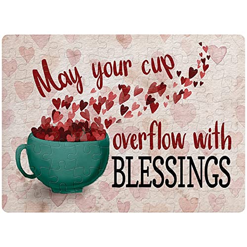Carson Home 24680 Blessings Gift Boxed Puzzle, 8-inch Length, Iridescent Hardboard
