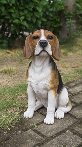 Hi Line Gift 87763-B Beagle Sitting Dog Statue