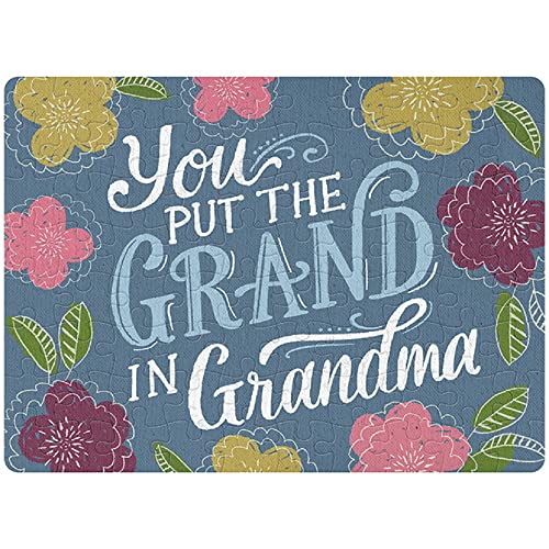Carson Home 24675 Grandma Gift Boxed Puzzle, 8-inch Length, Iridescent Hardboard