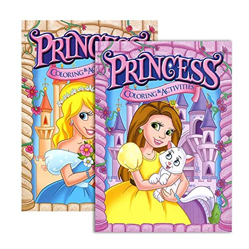 BAZIC DDI Jumbo Princess Coloring & Activity Book