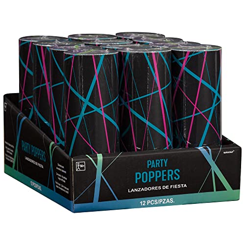 Amscan Finally 21 Party Poppers | 12 Pcs.