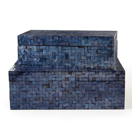 Two's Company Midnight Blue Set of 2 Boxes