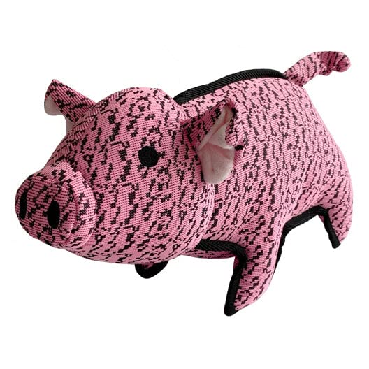 Pet Lou Farmhouse Pig Dog Plush Toy, 11-inch Length