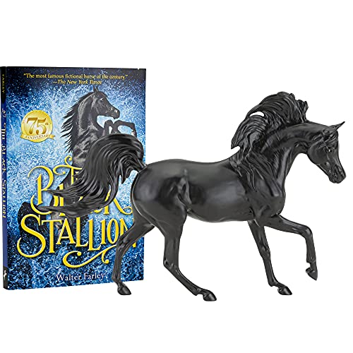 Breyer Horses Freedom Series Black Stallion Horse and Book Set | Breyer Horse and Book Series | Horse Toy Model | 1:12 Scale Freedom Series Horse Figurine | Model #6181